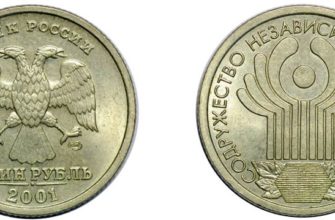 1 рубль 2001 Содружество независимых государств